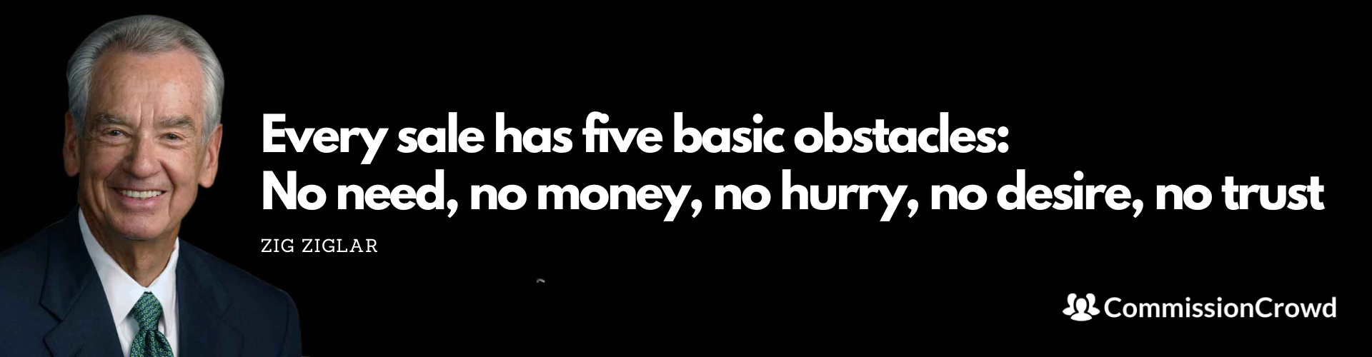 Zig Ziglar sales quote